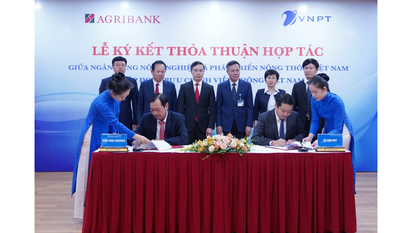 Tập đoàn VNPT và Agribank ký kết Thỏa thuận hợp tác toàn diện